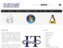 Tablet Screenshot of infinit.co