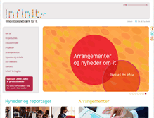 Tablet Screenshot of infinit.dk